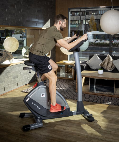 bh fitness carbon bike dual