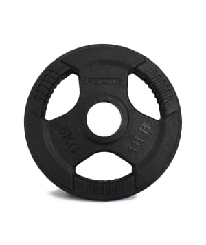 Barbell and rubber weight set on sale
