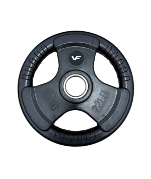 10kg Vanguard Fitness Rubber Coated Olympic Weight Plate