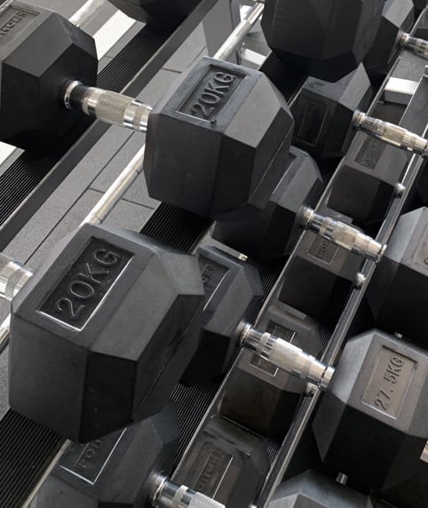 Force USA Rubber Hex 1kg - 10kg Set + Rack | DR Congo