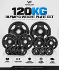 120kg Vanguard Olympic Weight Plate Set