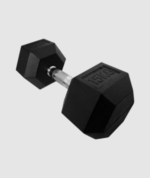 50Kg SKS Strength Rubber Hex Dumbbells