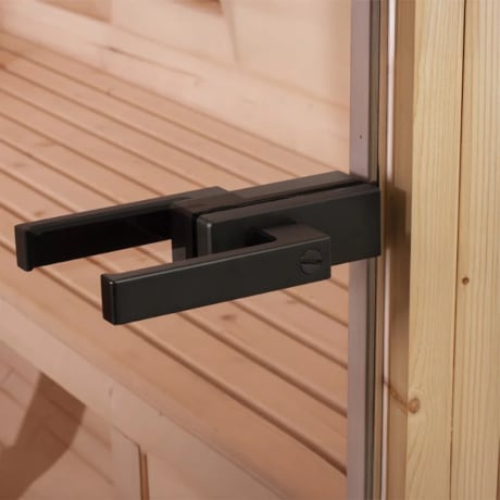 Lockable Door With Brushed Aluminium Handles