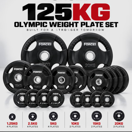 125kg Olympic Weight Plate Set