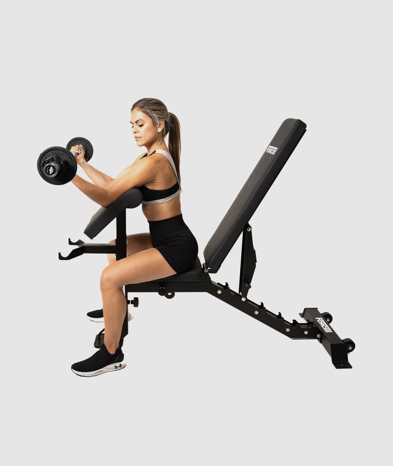 Force USA MYBENCH 3-IN-1 FID Bench + Leg Developer + Preacher Curl
