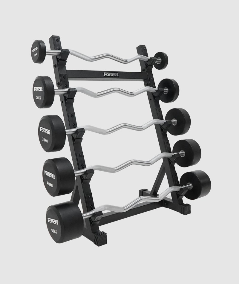 Force USA Fixed Curl Barbell Set and Stand