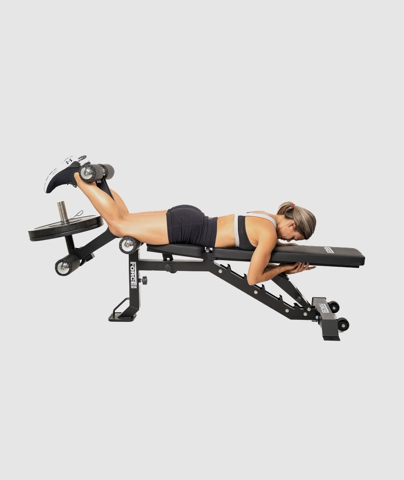 Force USA MYBENCH 3-IN-1 FID Bench + Leg Developer + Preacher Curl