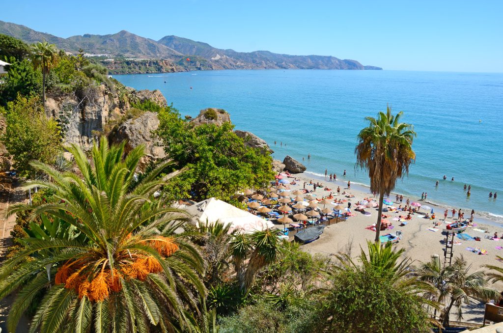 Costa del Sol on a sunny day