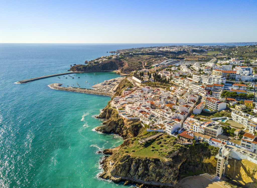 Albufeira aerial view