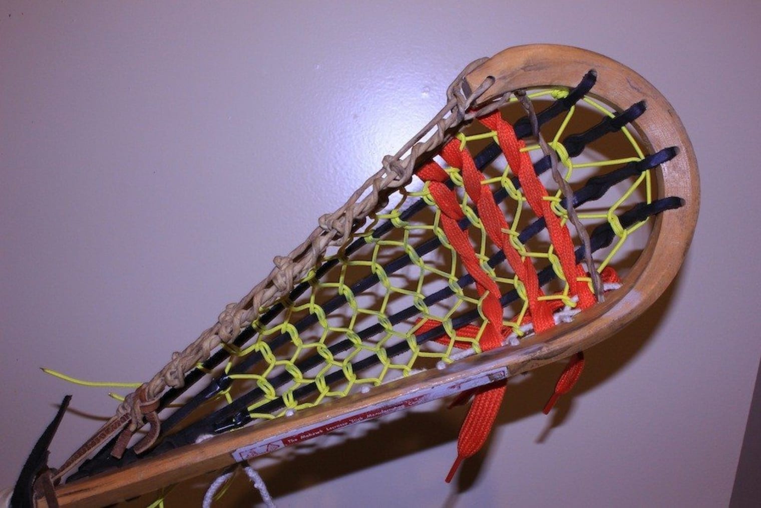 Restored Mohawk Lacrosse Stick Manufacturing Company 'Pee-Wee