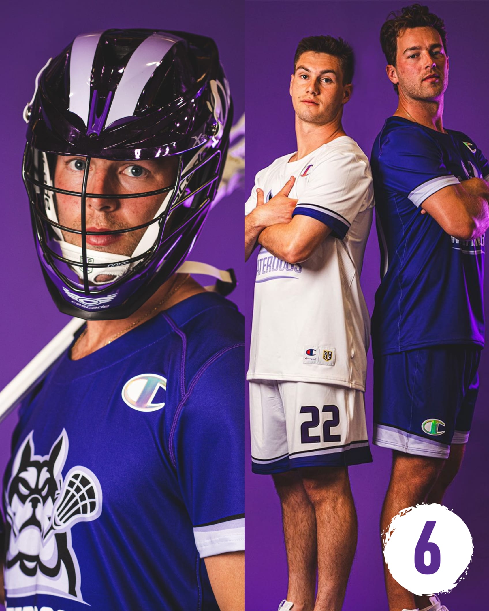 Better Waterdogs jerseys: Light - Premier Lacrosse League