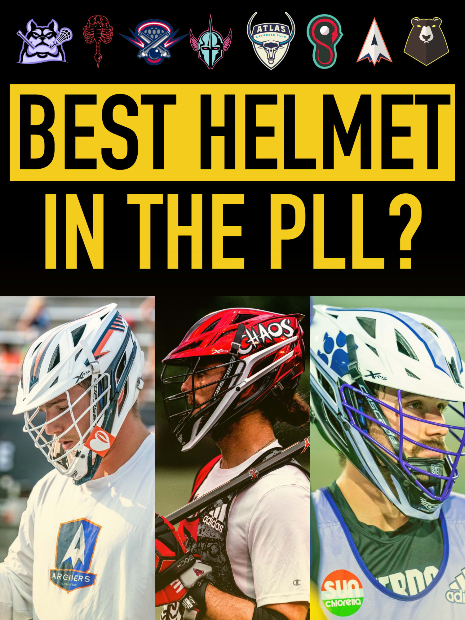 2021 PLL Lacrosse Helmet Concepts