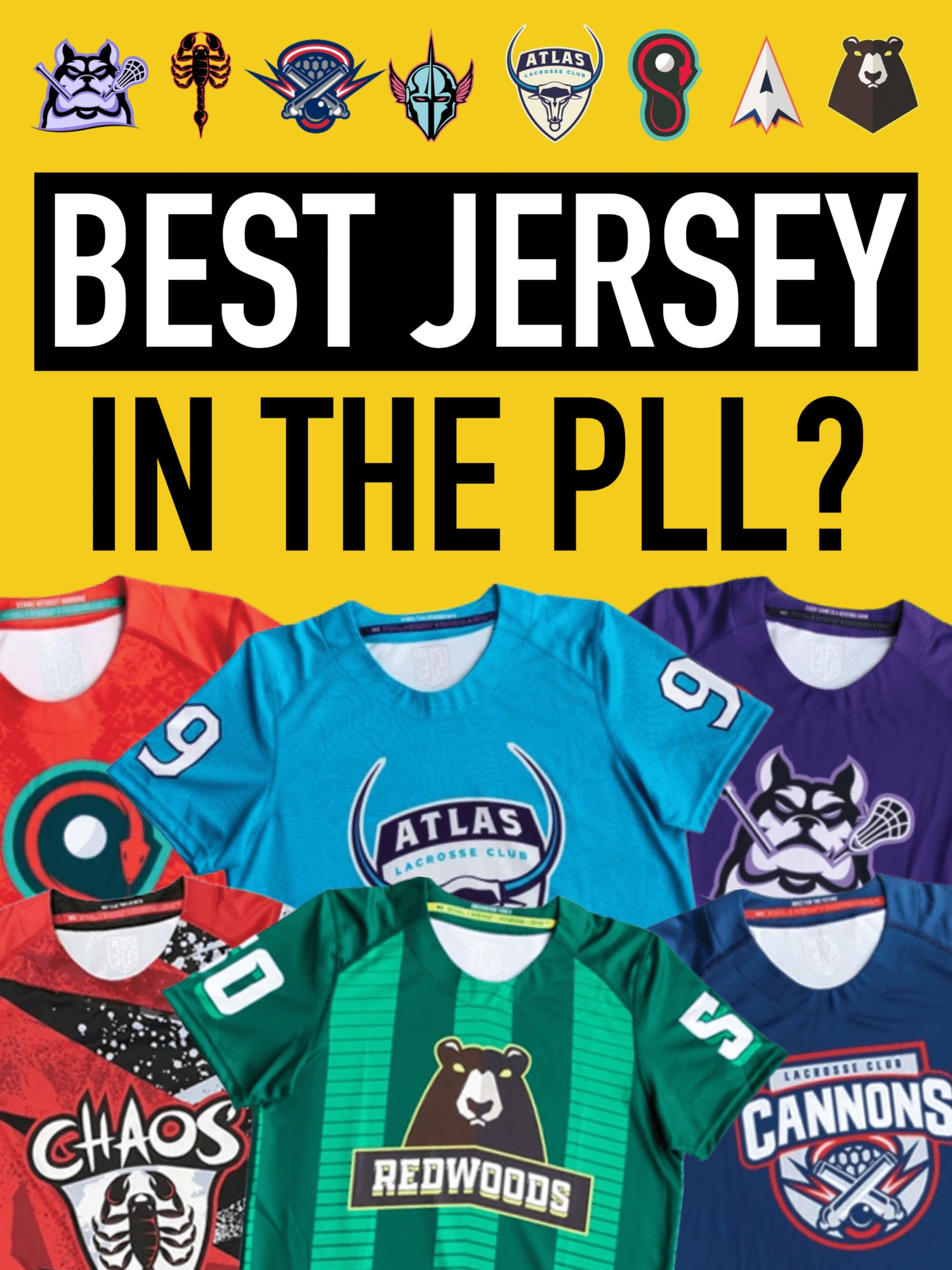 PLL Lacrosse Jerseys Ranked - Premier Lacrosse League