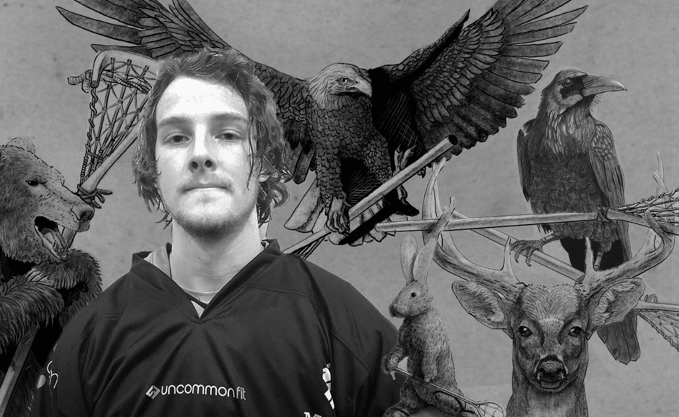 Tony Becker Uses Digital Art to Bring Lacrosse Back to Nature