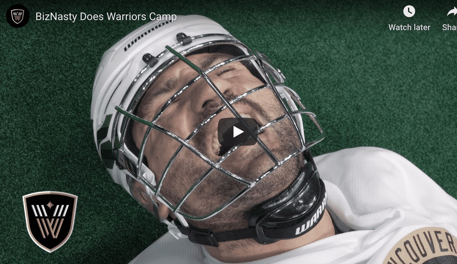 biz nasty does camp pro lacrosse box lacrosse nll national lacrosse league vancouver warriors
