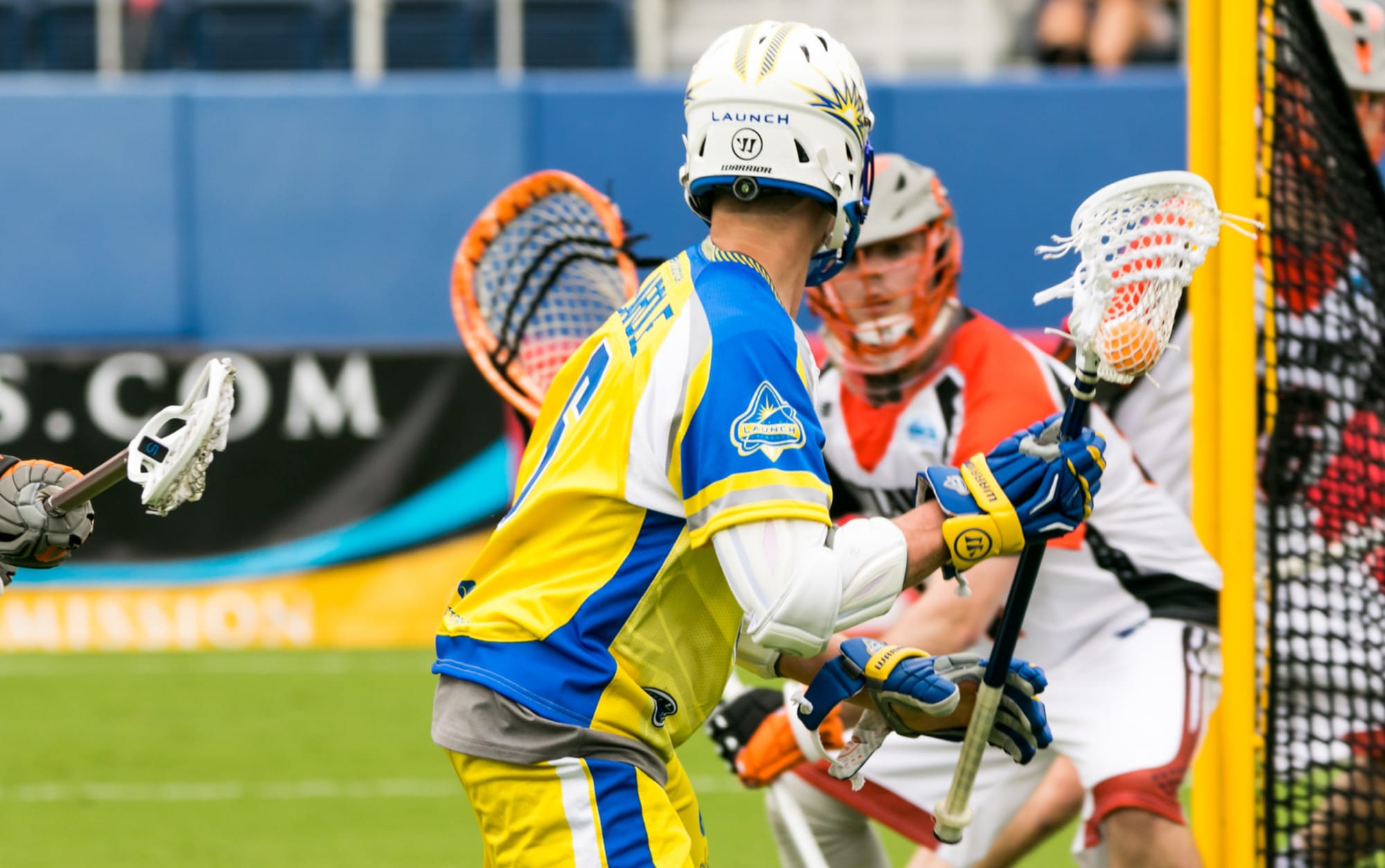 Mike Unterstein of the New York Lizards in action against the Ohio