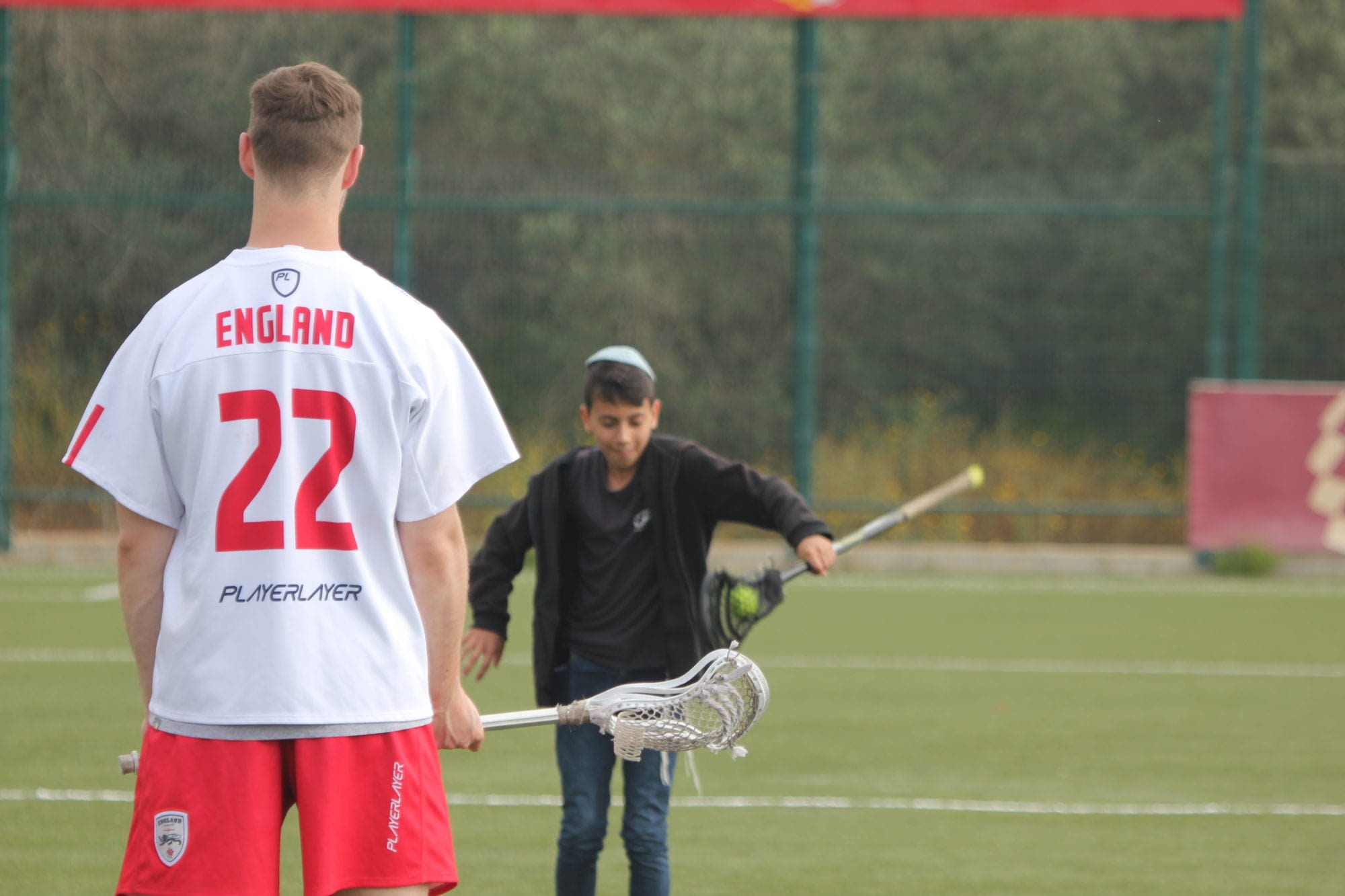 Oded Karni England Israel Lacrosse 2018 series