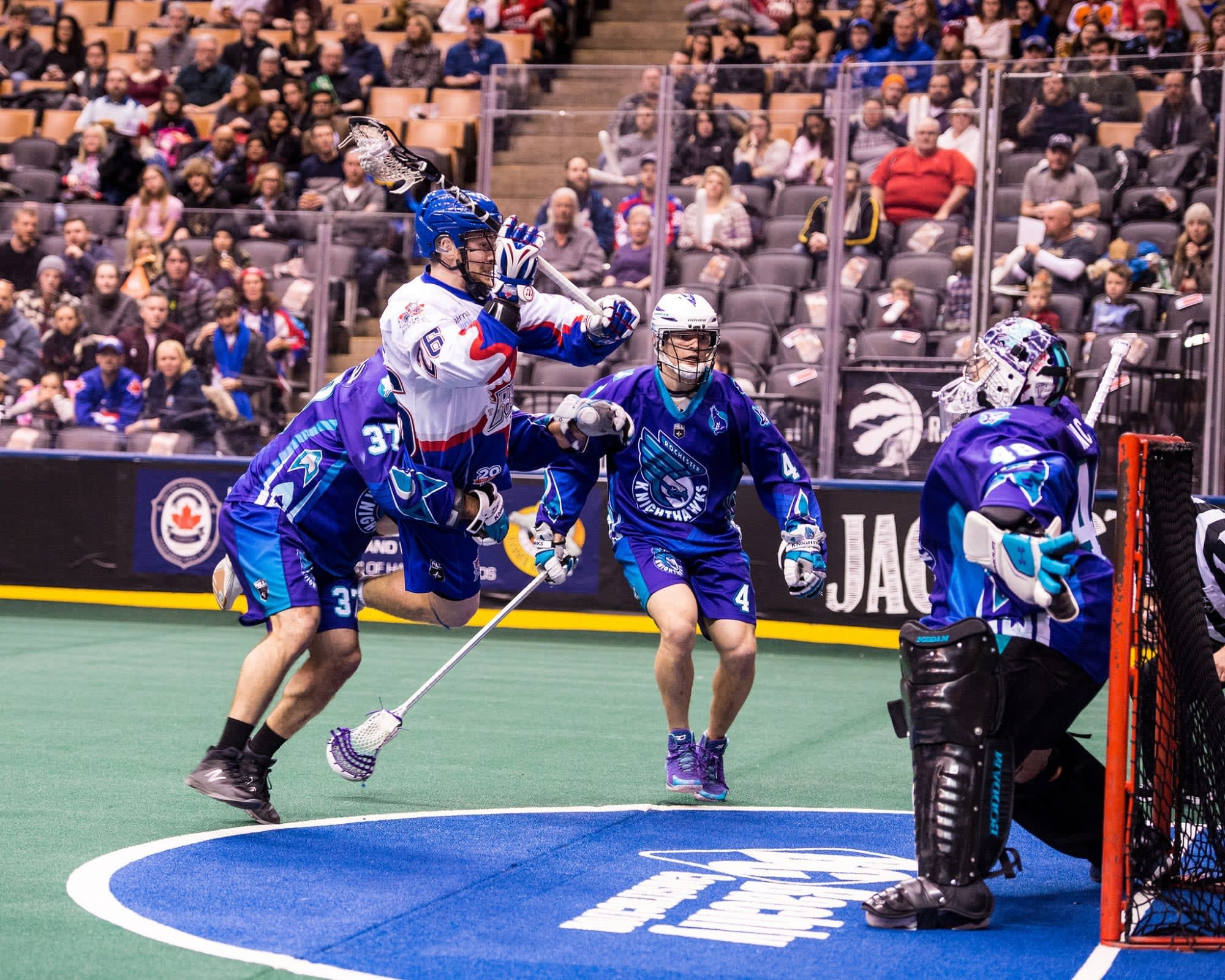 Rochester Knighthawks Toronto Rock NLL 2018 Photo: Ryan McCullough / NLL