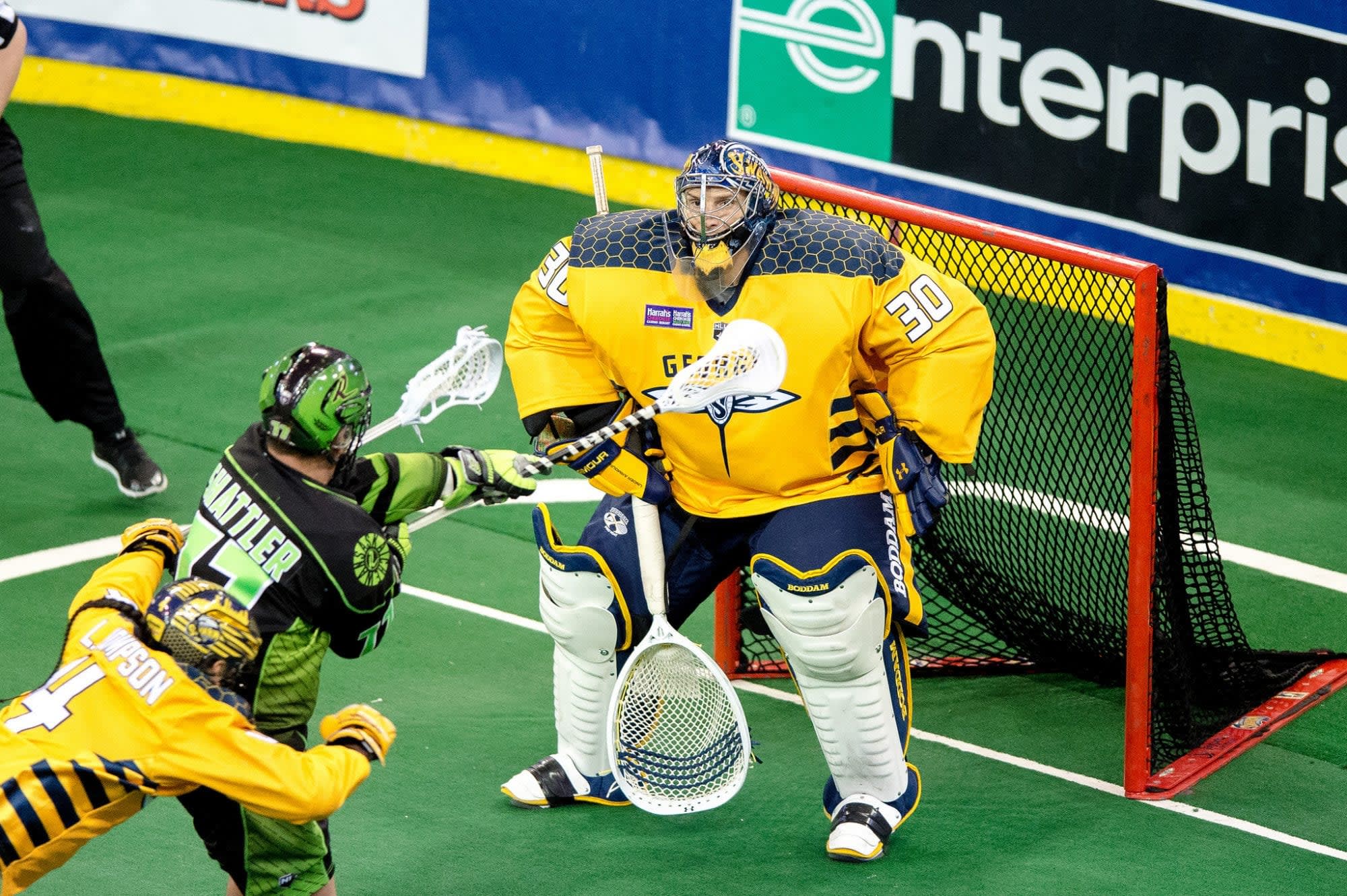Mike Poulin Georgia Swarm Saskatchewan Rush NLL 2018