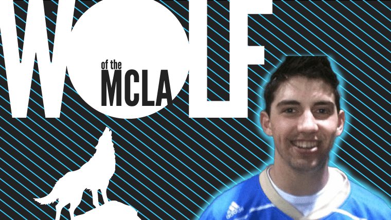Trey Scott UCLA lacrosse Wolf of the MCLA