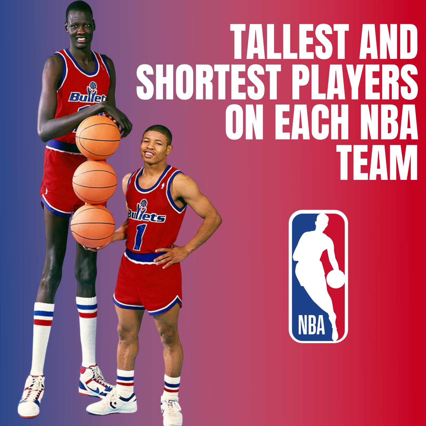 NBA tallest and shortest players together - Photo Gallery - Sports