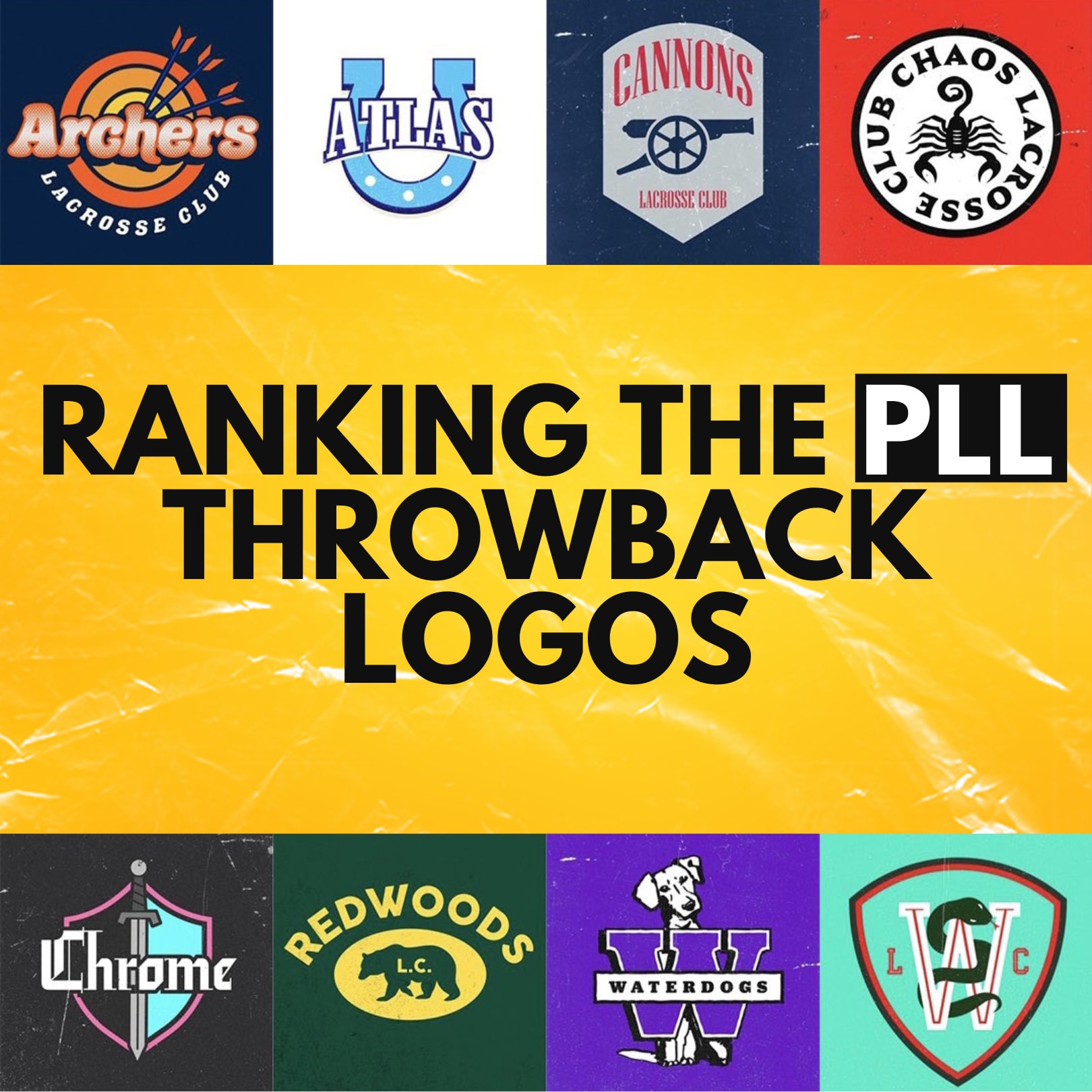 Ranking the PLL Throwback Logos - Lacrosse All Stars
