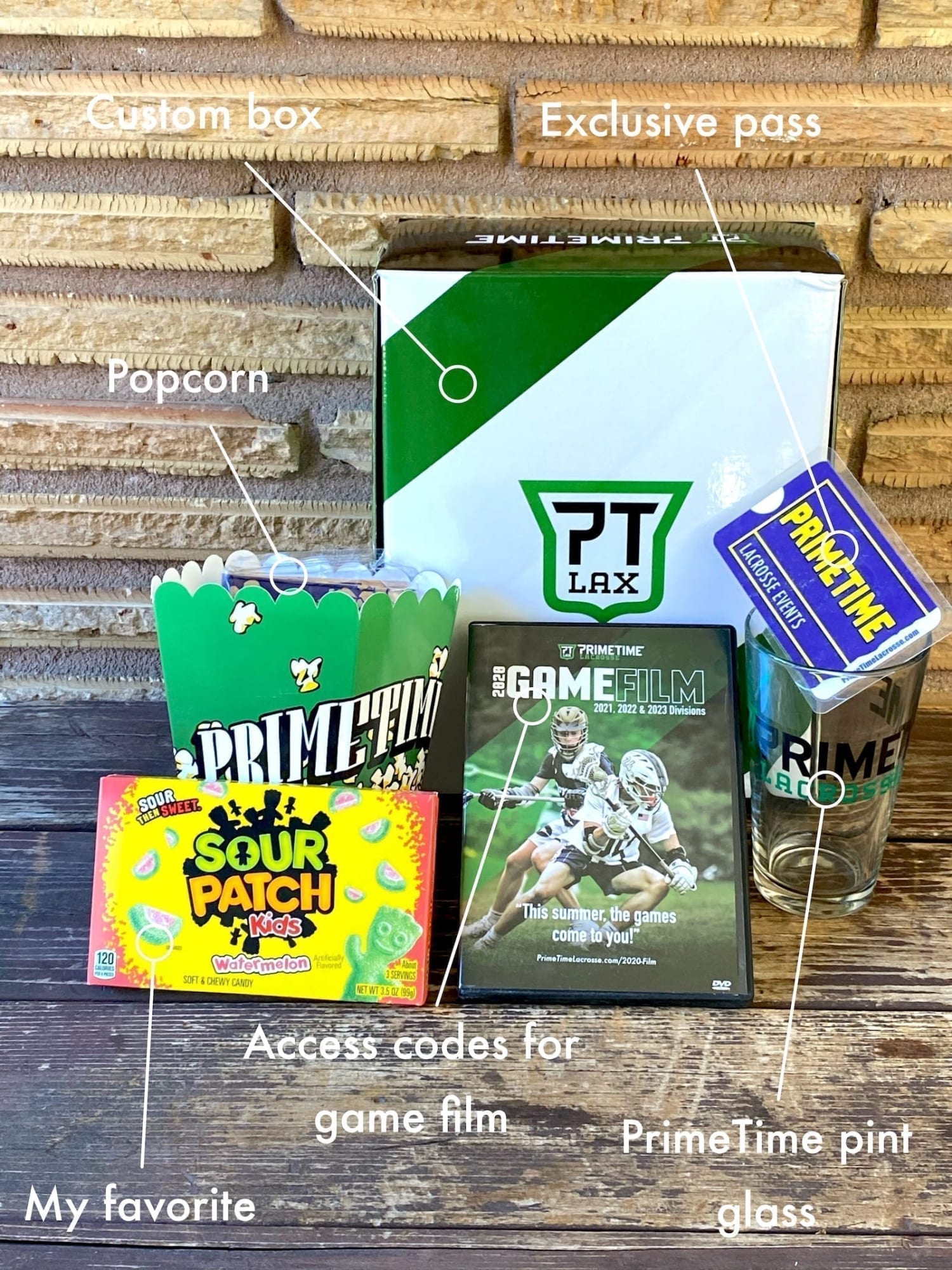 PrimeTime college coaches care package - creativity