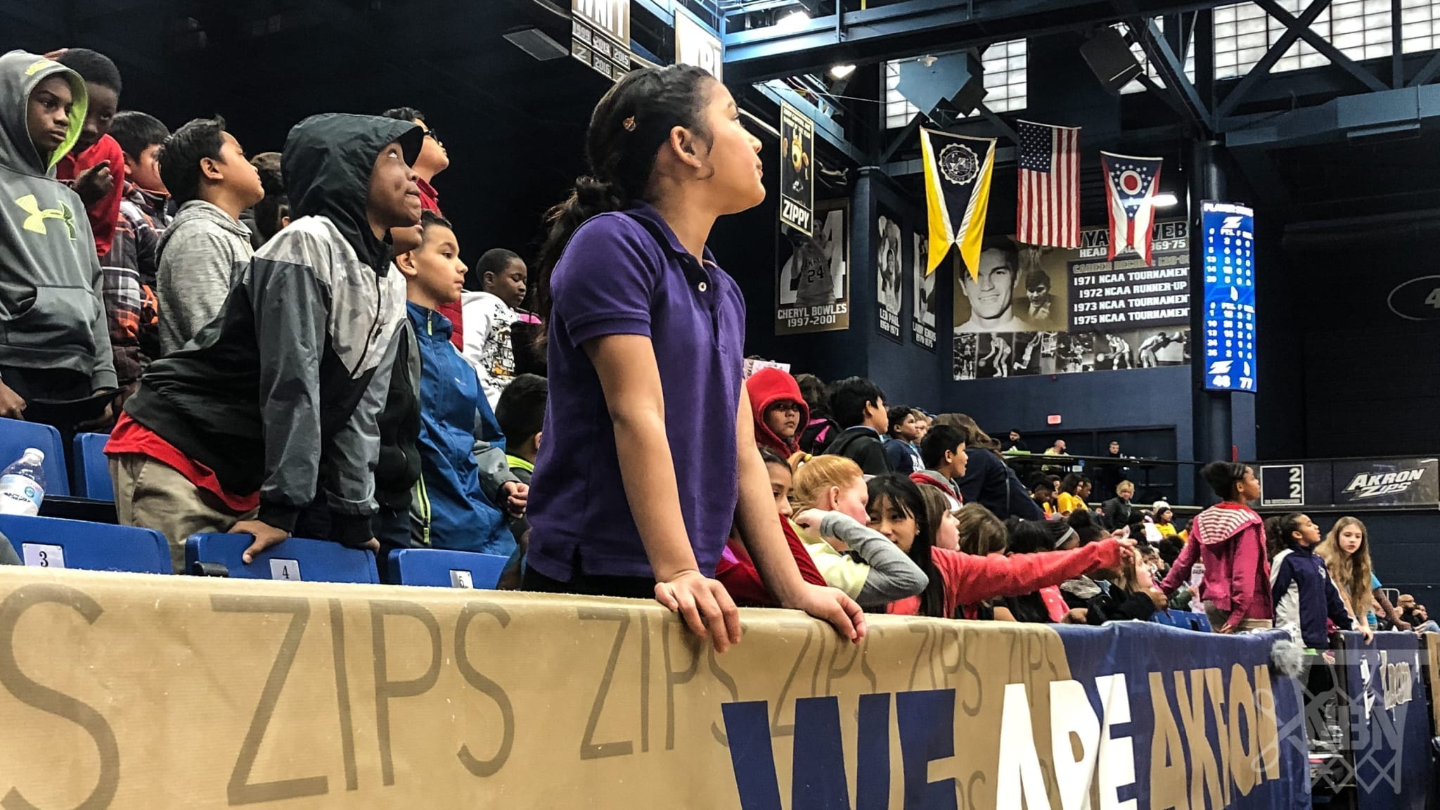 Midweek Day Games are for Kids, Schedule Them Akron Women's Basketball 2019 Duquesne kids game