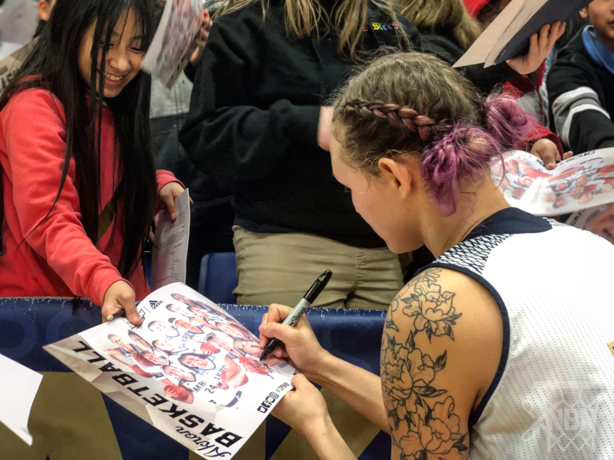 Midday Games are for Kids, Schedule Them Akron Women's Basketball 2019 Duquesne kids game