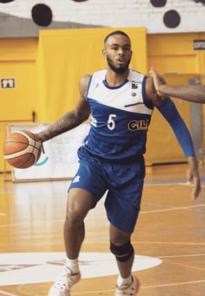 Antonio DePina during his overseas pro career.