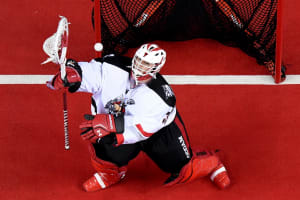 Christian Del Bianco Calgary Roughnecks. Photo: Candice Ward.