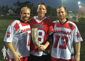 Denmark Lacrosse Men's National Team with Norway Denmark Lacrosse Men's National Team with Norway