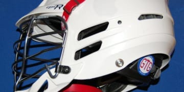 White out lacrosse helmet lax lid White out lacrosse helmet lax lid