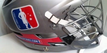 LAS Silver lacrosse cascade CPRO7 lax helmet LAxAllStars.com LAS Silver lacrosse cascade CPRO7 lax helmet LAxAllStars.com