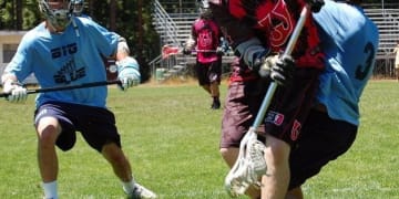Joe Eck Woozles lacrosse cradel big blue Joe Eck Woozles lacrosse cradel big blue