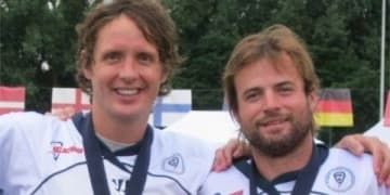 Matt Striebel and Ryan Boyle wearing the Red, White, and Blue! Matt Striebel and Ryan Boyle wearing the Red, White, and Blue!