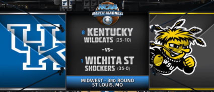 Kentucky vs Wichita State 2014 NCAA Tournament. Full game video from the classic second-round matchup of the undefeated Shockers and No. 8 seed Wildcats.