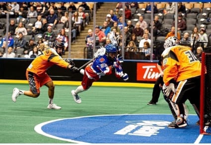 Latrell Harris didn't plan to start his professional lacrosse career at age 18, but after losing his scholarship, that's how it turned out.