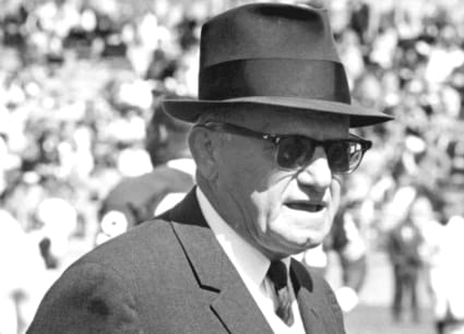 George Halas isn't only an important figure in professional football history: he also founded the Chicago Bruins of the American Basketball League in 1924.