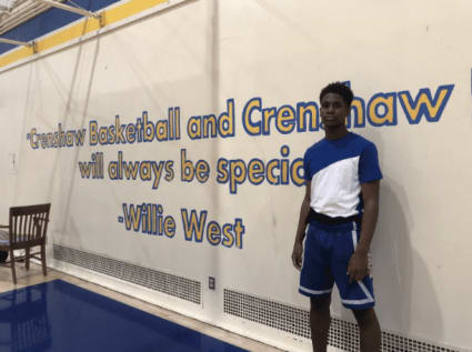 KJ Bradley, the son of Kevin Bradley, has been huge for Crenshaw High School's basketball program and bringing pride back to hoops in the area.