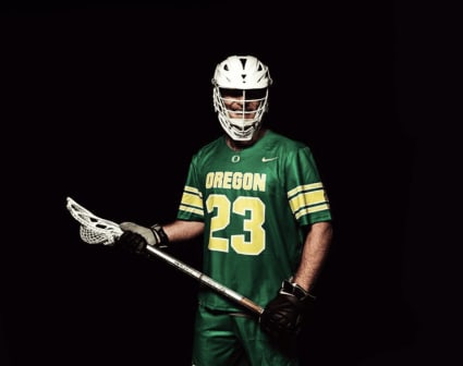 College lacrosse looks jerseys Oregon