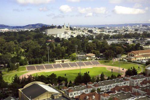 Right Smack dab in the middle of golden gate park. Right Smack dab in the middle of golden gate park.