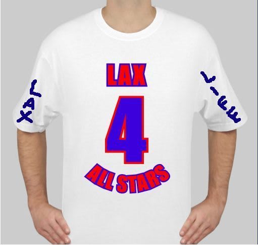 Kevin Rowen Lax 4 Life "Lax 4 Life" lacrosse t-shirt