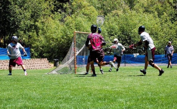 Woozles Nate Fristts goal lacrosse Tahoe Woozles Nate Fristts goal lacrosse Tahoe