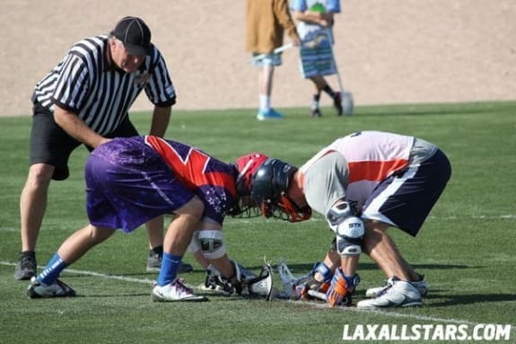 Las Vegas Lacrosse Showcase - LAS vs. South Bay Faceoff 1 Las Vegas Lacrosse Showcase - LAS vs. South Bay Faceoff 1