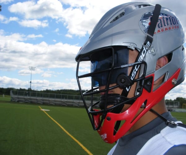 Patriot Lacrosse helmet with visor Patriot Lacrosse helmet with visor