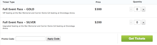 There are two options for Full Event Passes. Pick the one best for you!