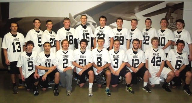The 2013 University of Idaho Men's Lacrosse Team
