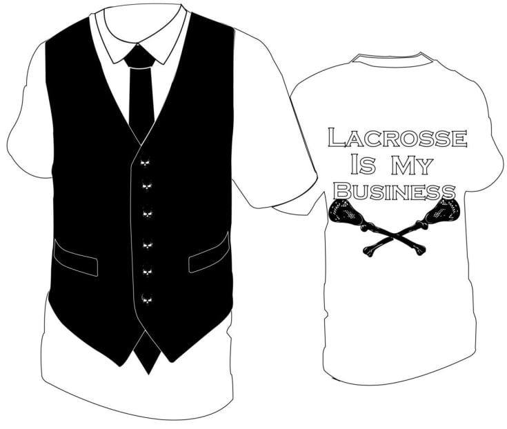Untitled-2 "Lacrosse is My Business" lax t-shirt