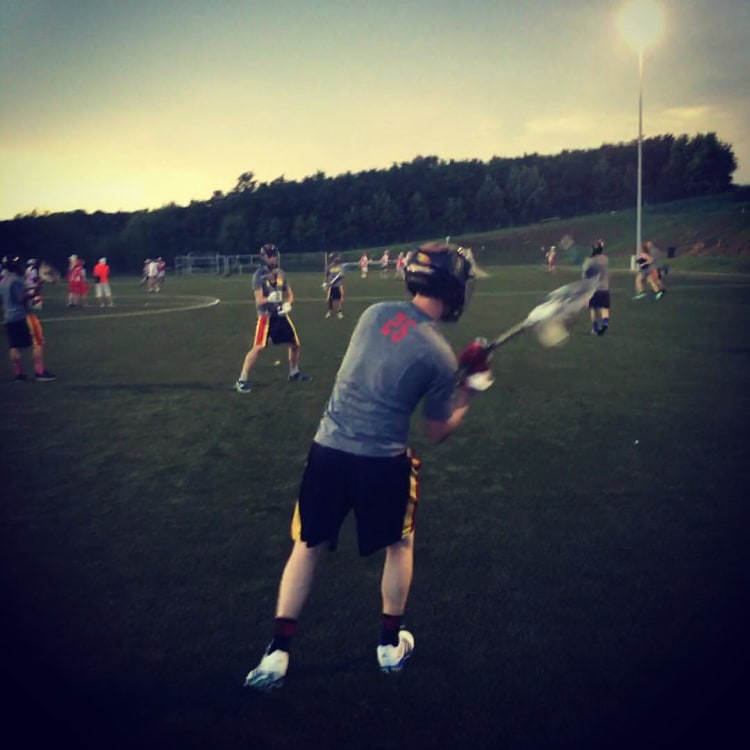 Belgium lacrosse team practice